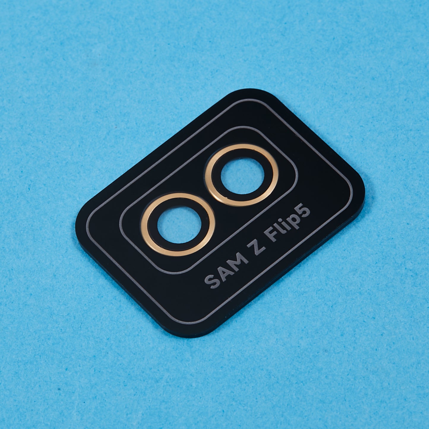 For Samsung Galaxy Z Flip5 5G Camera Lens Protector Positioning Installation Metal + Tempered Glass Lens Cover Film