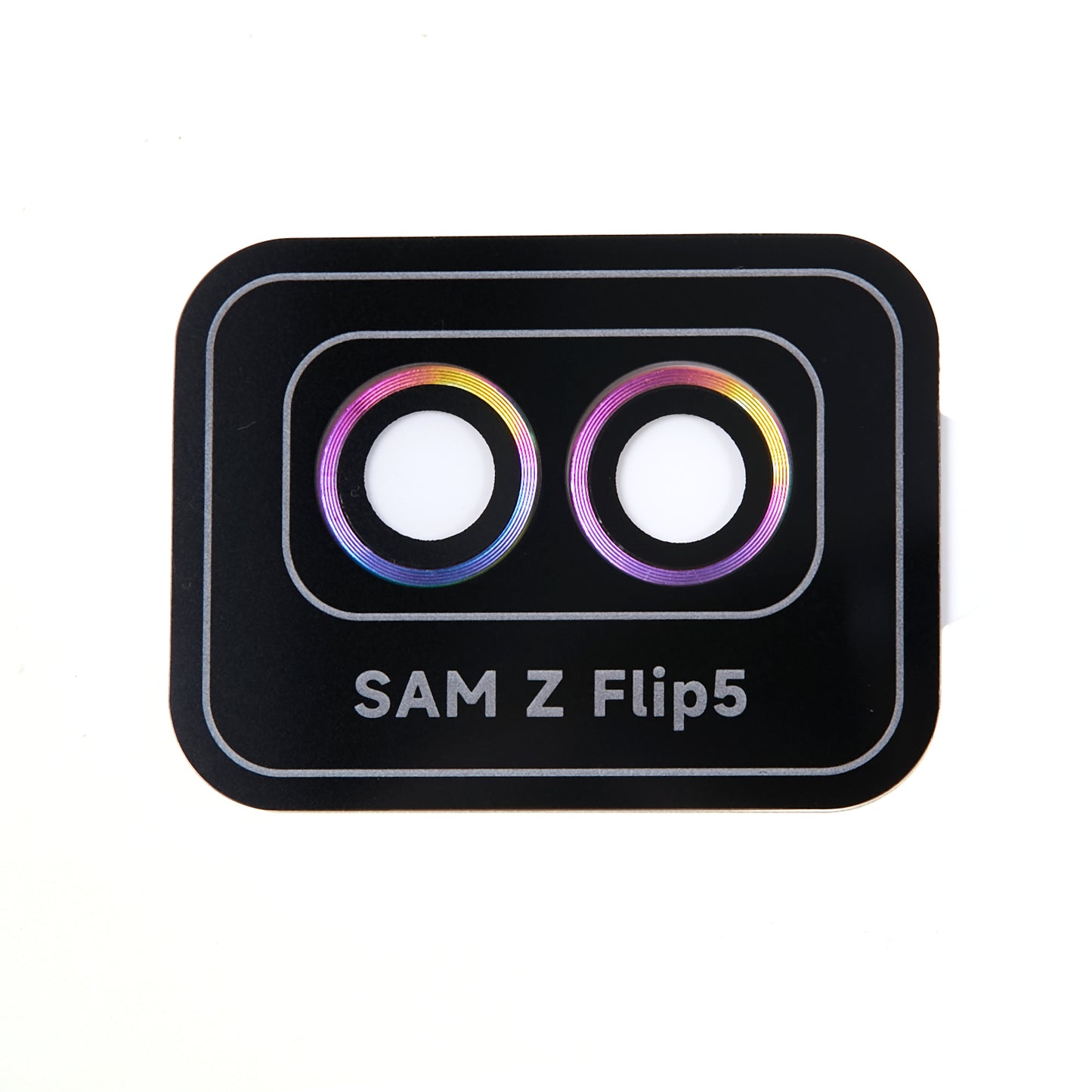 For Samsung Galaxy Z Flip5 5G Camera Lens Protector Positioning Installation Metal + Tempered Glass Lens Cover Film