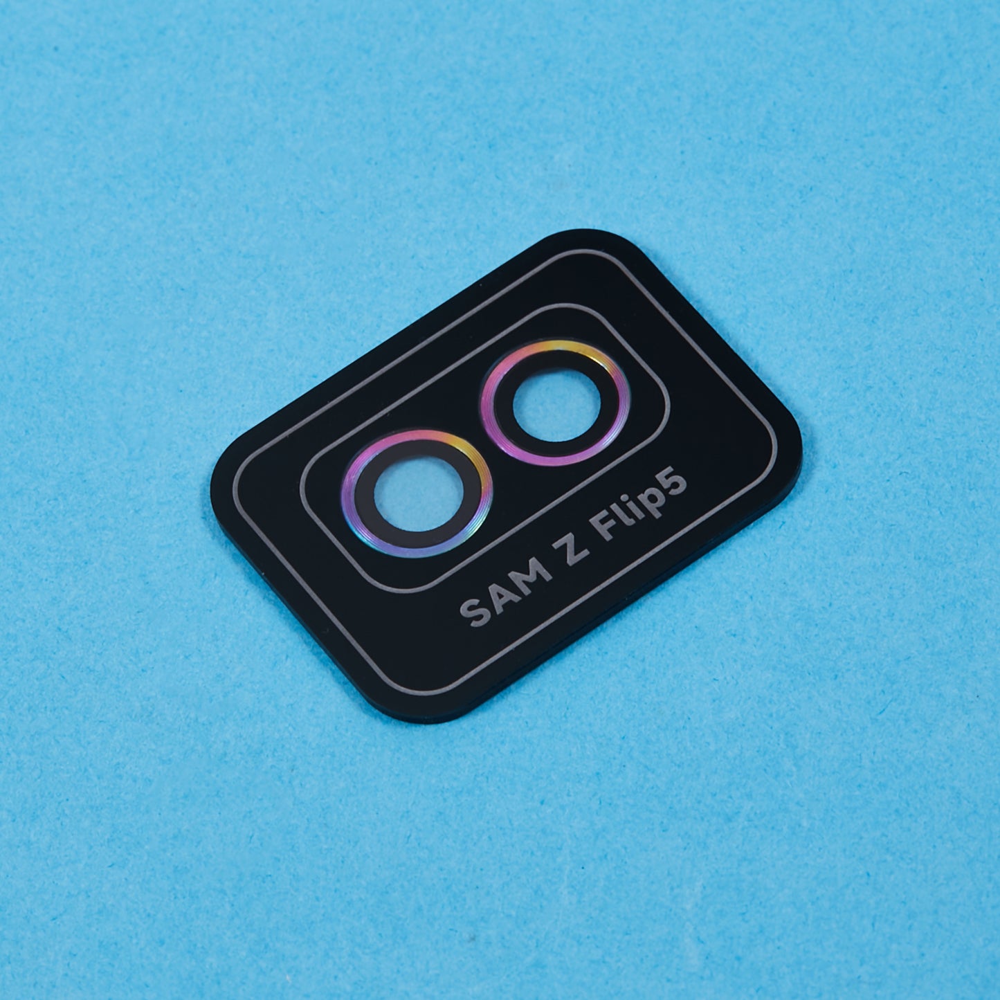 For Samsung Galaxy Z Flip5 5G Camera Lens Protector Positioning Installation Metal + Tempered Glass Lens Cover Film