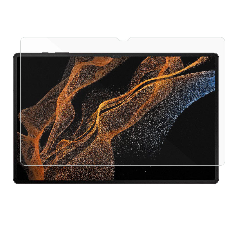 For Samsung Galaxy Tab S9 Ultra / S8 Ultra Tablet Screen Protector 0.3mm Arc Edge Tempered Glass Anti-explosion Film