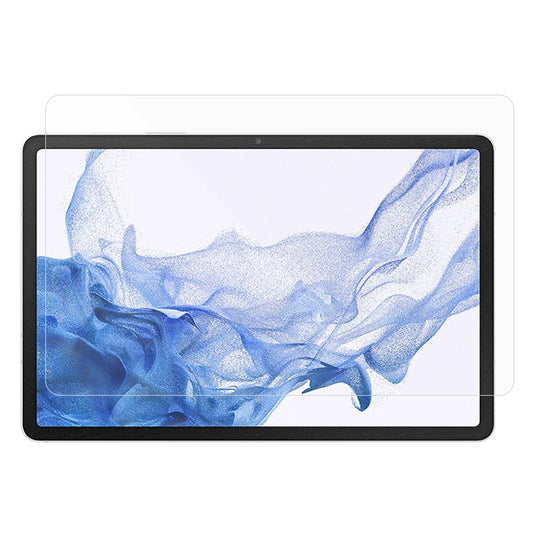For Samsung Galaxy Tab S9+ / S8+ / S7 FE Screen Protector 0.3mm Arc Edge Transparent Tempered Glass Screen Film