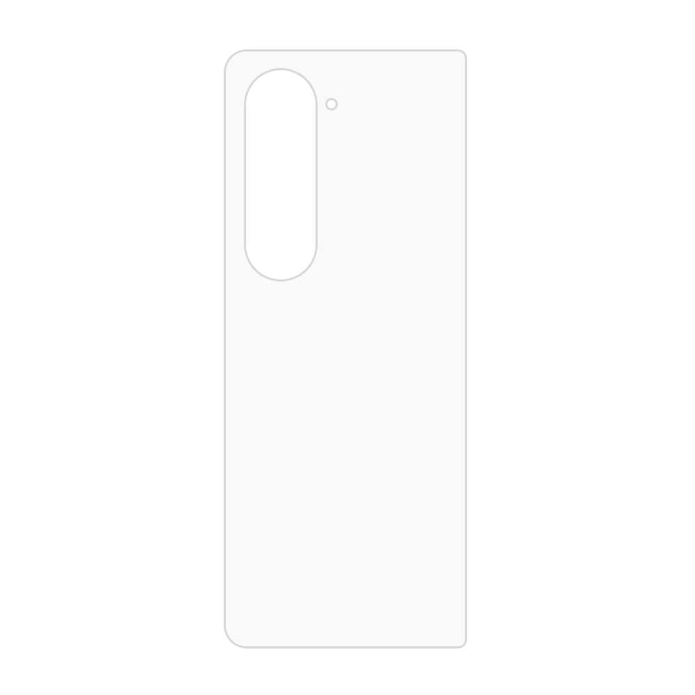 For Samsung Galaxy Z Fold5 5G Phone Back Protector Anti-scratch Full Cover TPU Back Film