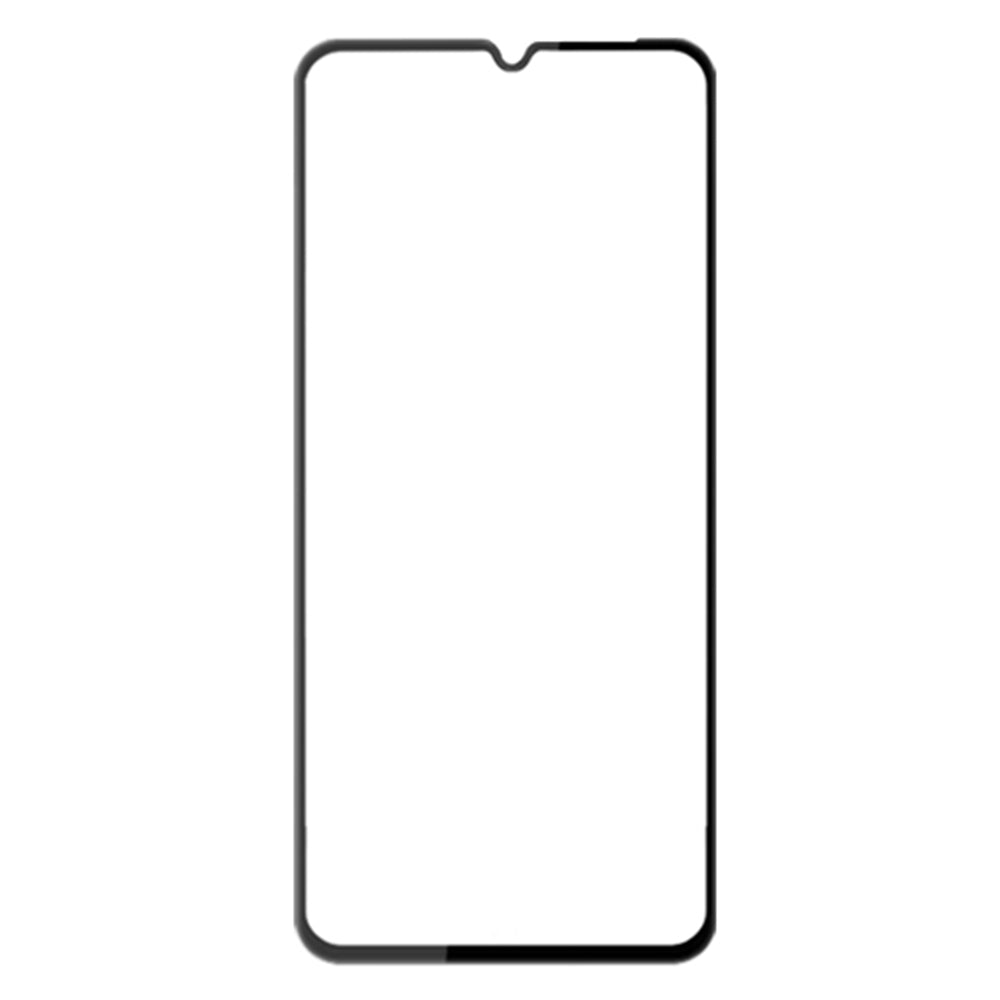 AMORUS For Motorola Moto G50 4G Silk Printing Full Glue HD Clear Screen Protector Tempered Glass Film