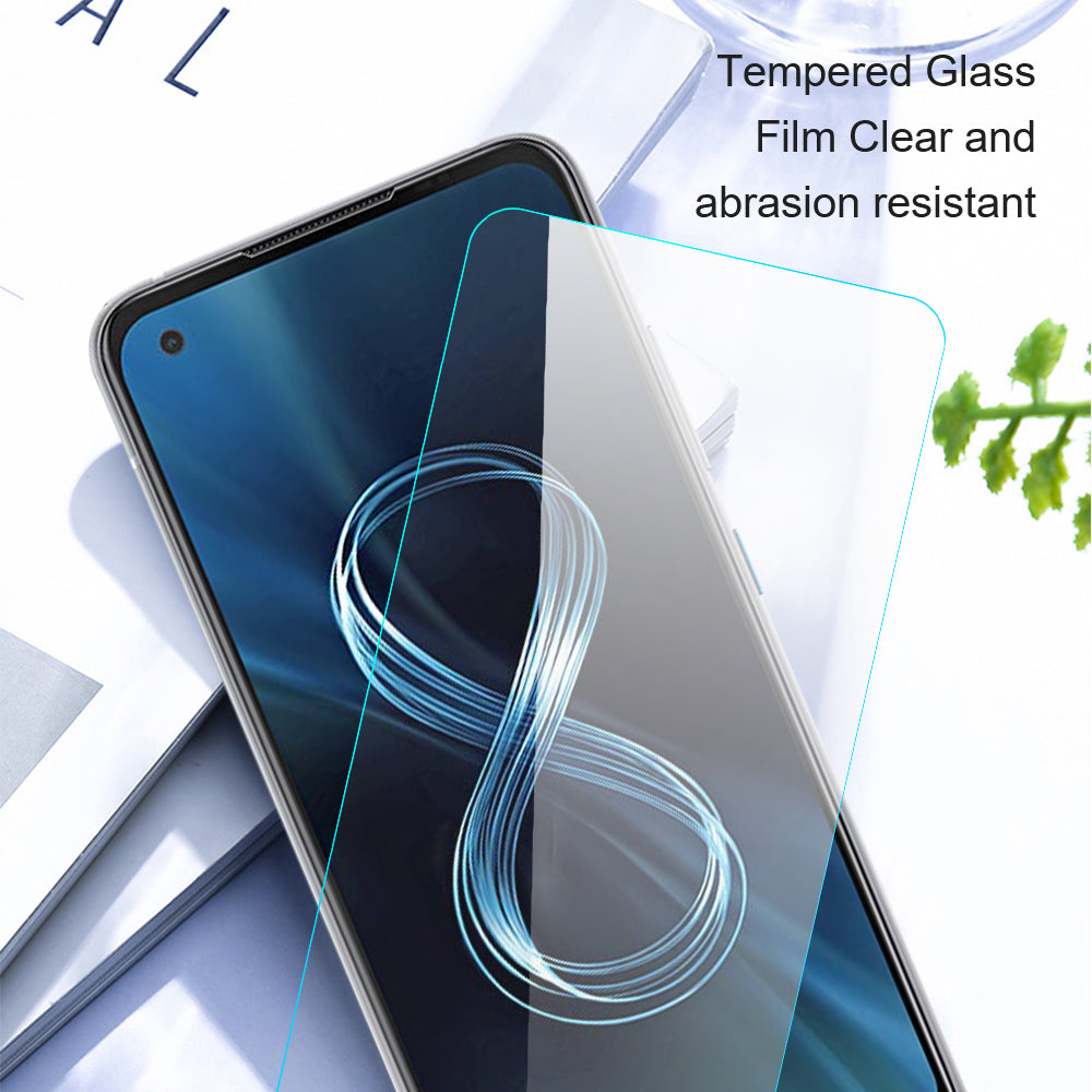 AMORUS For Asus ROG Phone 7 5G Clear Screen Protector 2.5D Arc Edge High Aluminum-silicon Glass Film