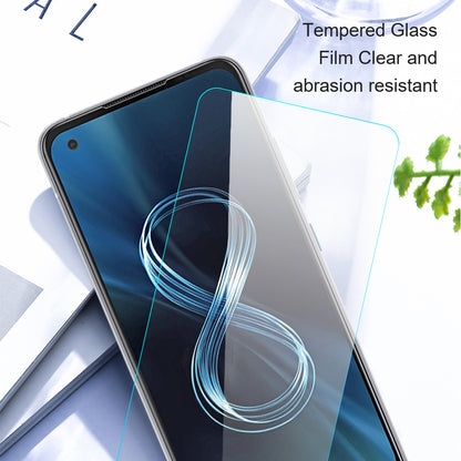 AMORUS For Asus ROG Phone 7 5G Clear Screen Protector 2.5D Arc Edge High Aluminum-silicon Glass Film