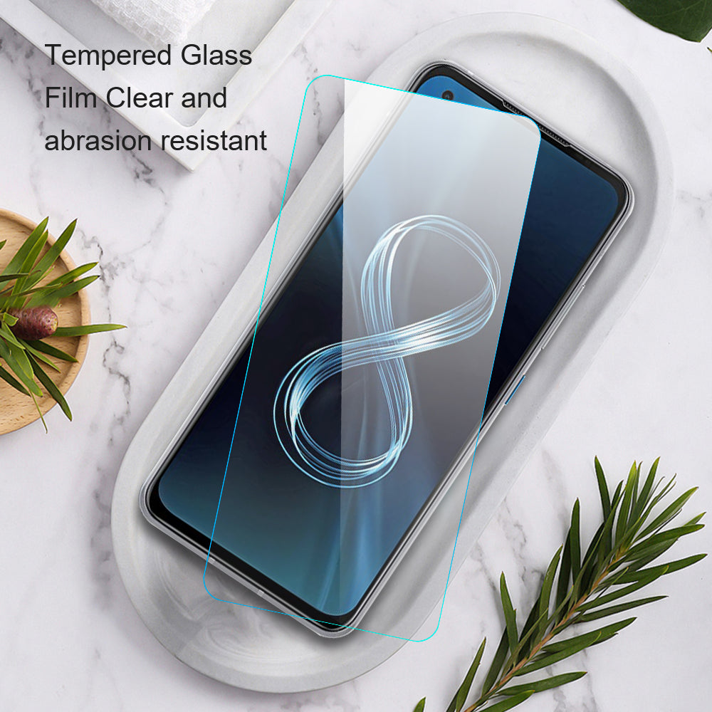 AMORUS For Asus ROG Phone 7 5G Clear Screen Protector 2.5D Arc Edge High Aluminum-silicon Glass Film