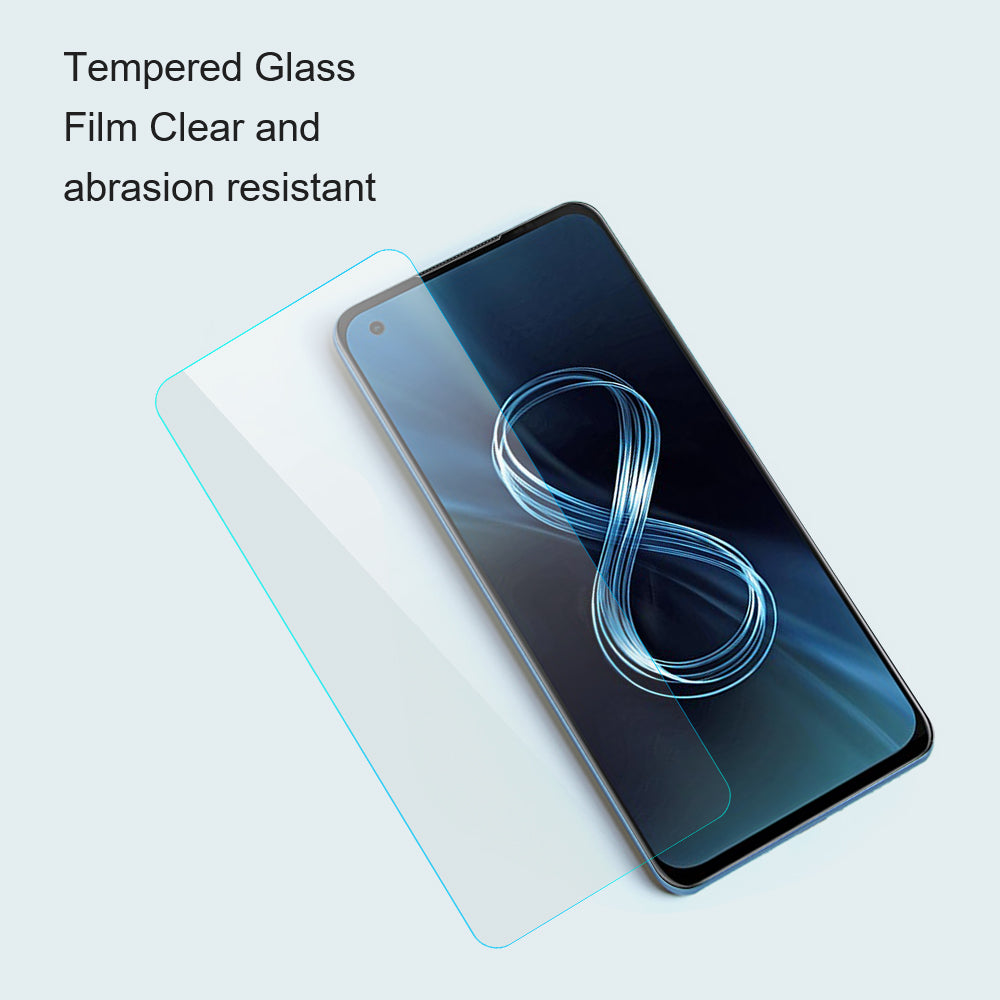 AMORUS For Asus ROG Phone 7 5G Clear Screen Protector 2.5D Arc Edge High Aluminum-silicon Glass Film