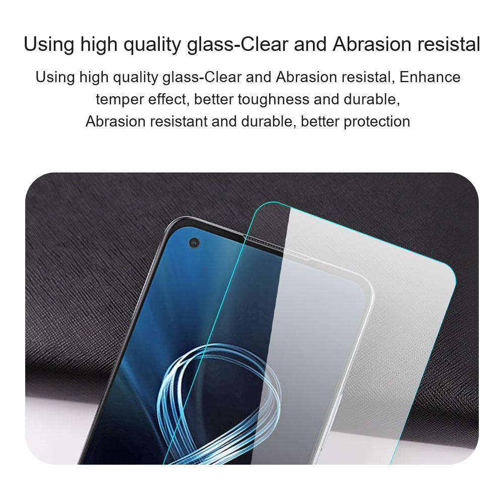 AMORUS For Asus ROG Phone 7 5G Clear Screen Protector 2.5D Arc Edge High Aluminum-silicon Glass Film