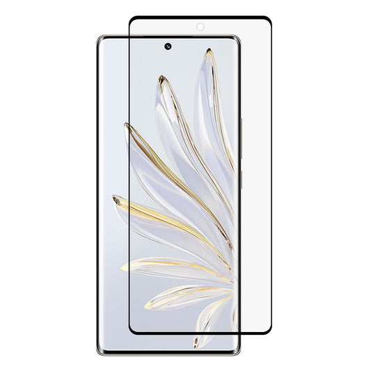 For Honor 70 5G Full Screen Protector 3D Curved Tempered Glass HD Clear Side Glue Phone Screen Film