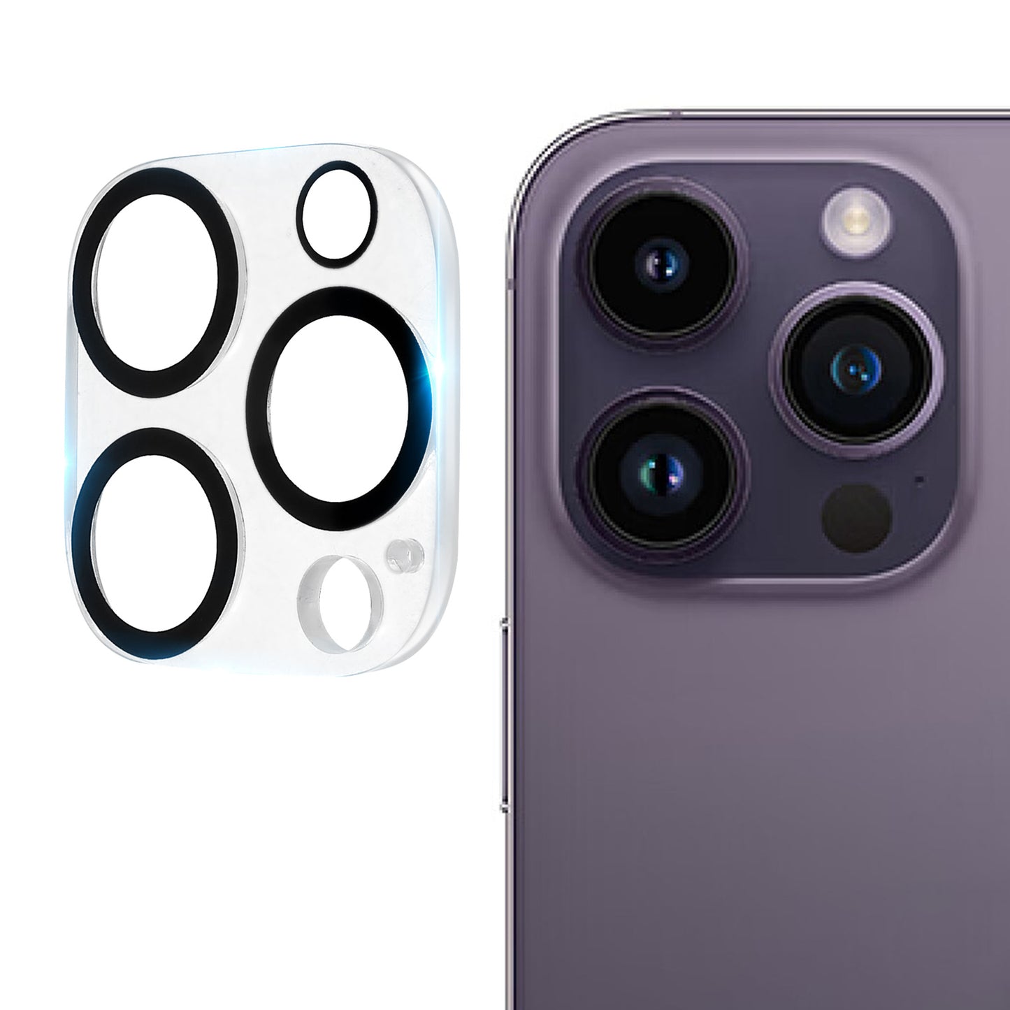For iPhone 15 Pro Max Camera Lens Protector High Definition Tempered Glass Phone Lens Film