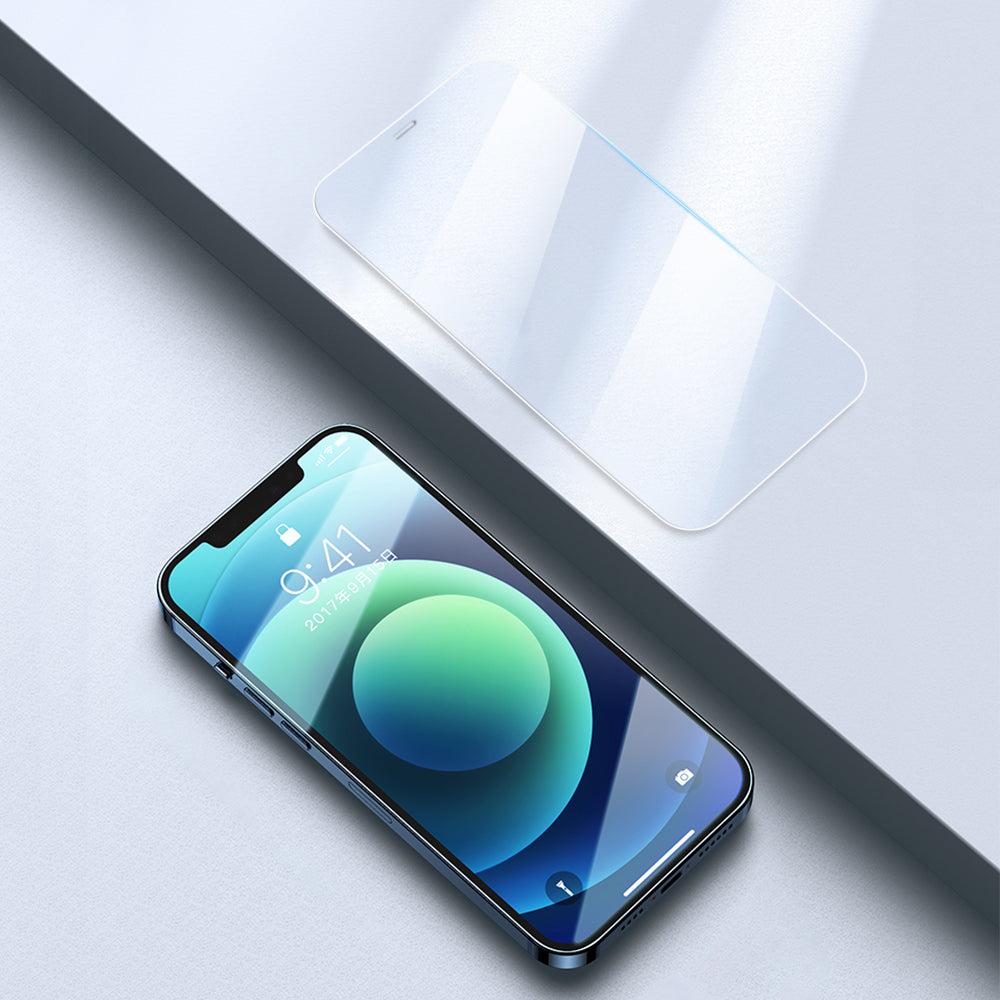 AMORUS For iPhone 15 Pro Max High Aluminum-silicon Glass Screen Protector 2.5D Arc Edge Anti-explosion Film