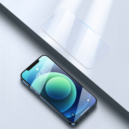 AMORUS For iPhone 15 Pro Max High Aluminum-silicon Glass Screen Protector 2.5D Arc Edge Anti-explosion Film