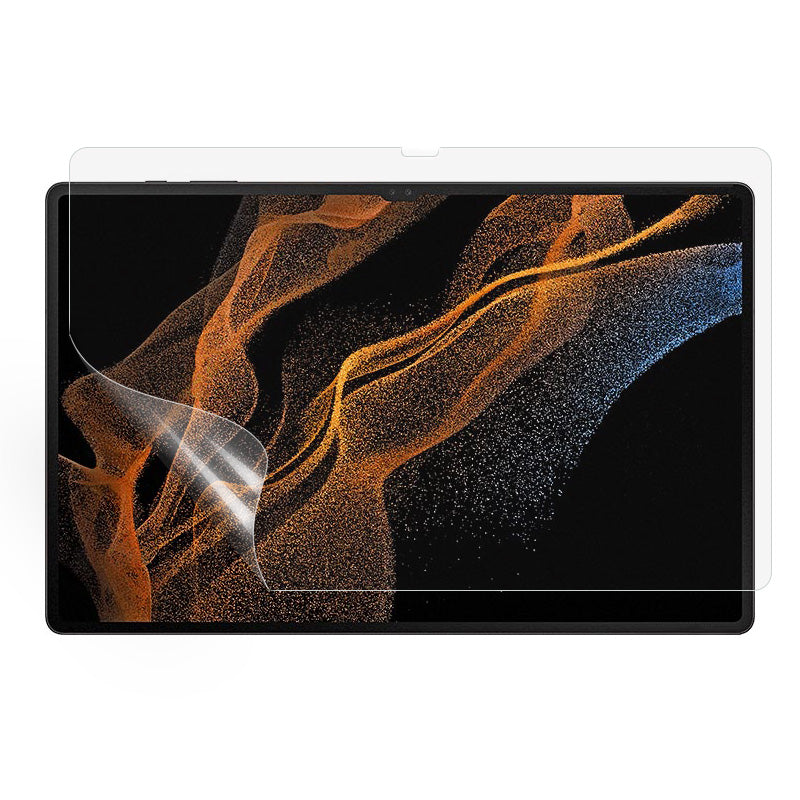 For Samsung Galaxy Tab S9 Ultra / S8 Ultra Screen Protector Bubble Free HD Clear PET Protective Film
