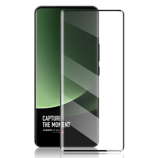 AMORUS for Xiaomi 13 Ultra Tempered Glass Screen Protector 3D Curved Silk Printing Full Glue Full Screen Film