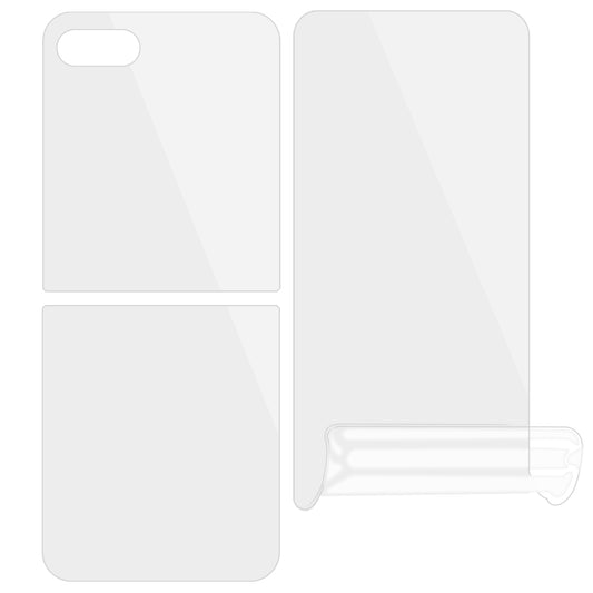 1 Set Screen Protector for Samsung Galaxy Flip5 5G , Front and Back TPU+PET Hydrogel Film Protector