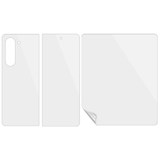 1 Set Front and Back Hydrogel Film for Samsung Galaxy Z Fold5 5G , TPU+PET Front Screen Protector + Back Cover