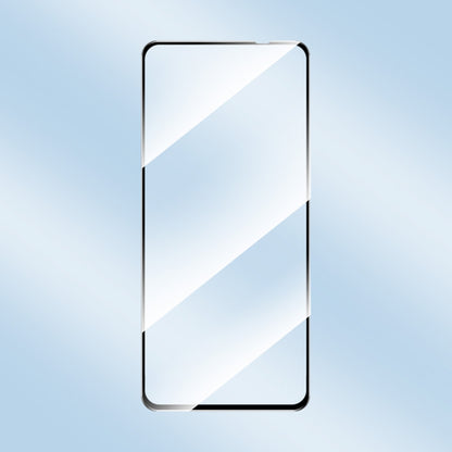 Tempered Glass Screen Protector for Xiaomi Redmi 12 4G , Silk Printing Full Glue Phone Full Screen Film