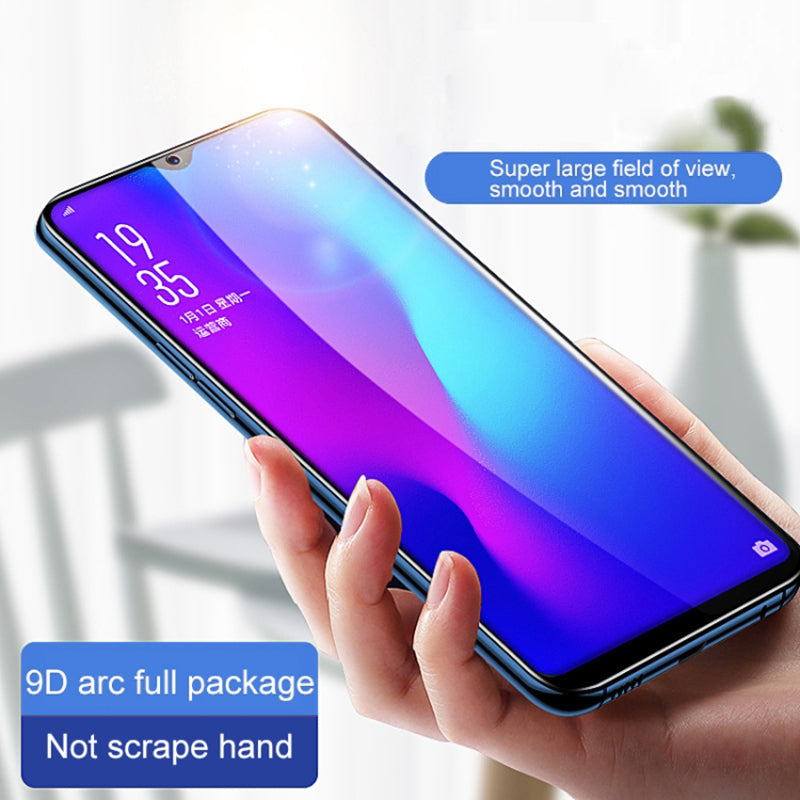 Full Screen Protector for Honor 90 Lite 5G / X50i 5G , 9D Tempered Glass Side Glue Silk Printing Phone Screen Film