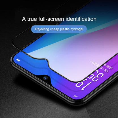 Full Screen Protector for Honor 90 Lite 5G / X50i 5G , 9D Tempered Glass Side Glue Silk Printing Phone Screen Film