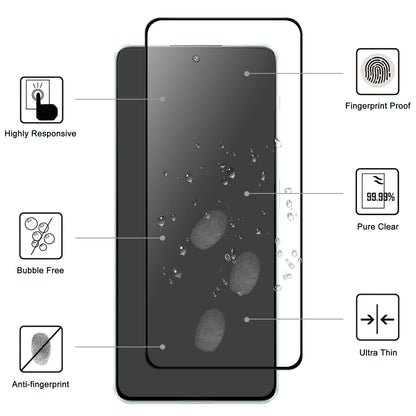 For OnePlus Nord 3 5G Super Clear Cell Phone Screen Protector Black Edge Full Glue AGC Glass Screen Covering Film