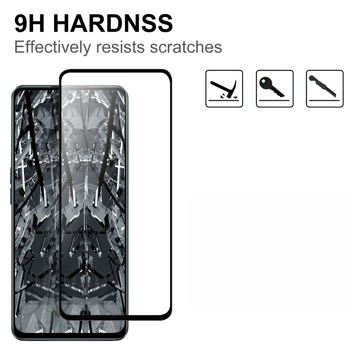 For Oppo K11x 5G High Sensitivity Phone Screen Protector Black Edge Full Glue AGC Glass Screen Film Guard