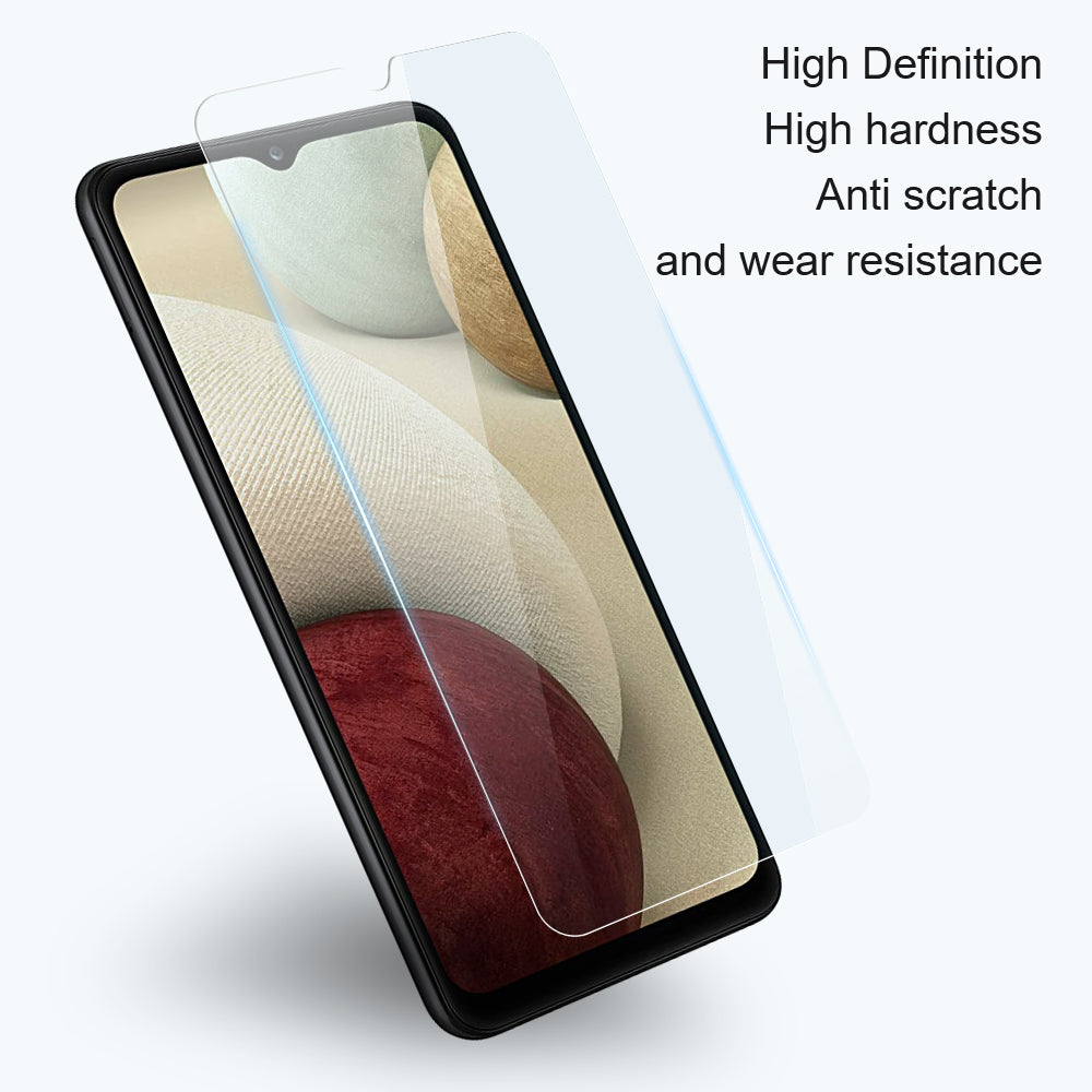 AMORUS Screen Protector for Samsung Galaxy A25 5G , High Aluminum-silicon Glass 2.5D Arc Edge Anti-explosion Film