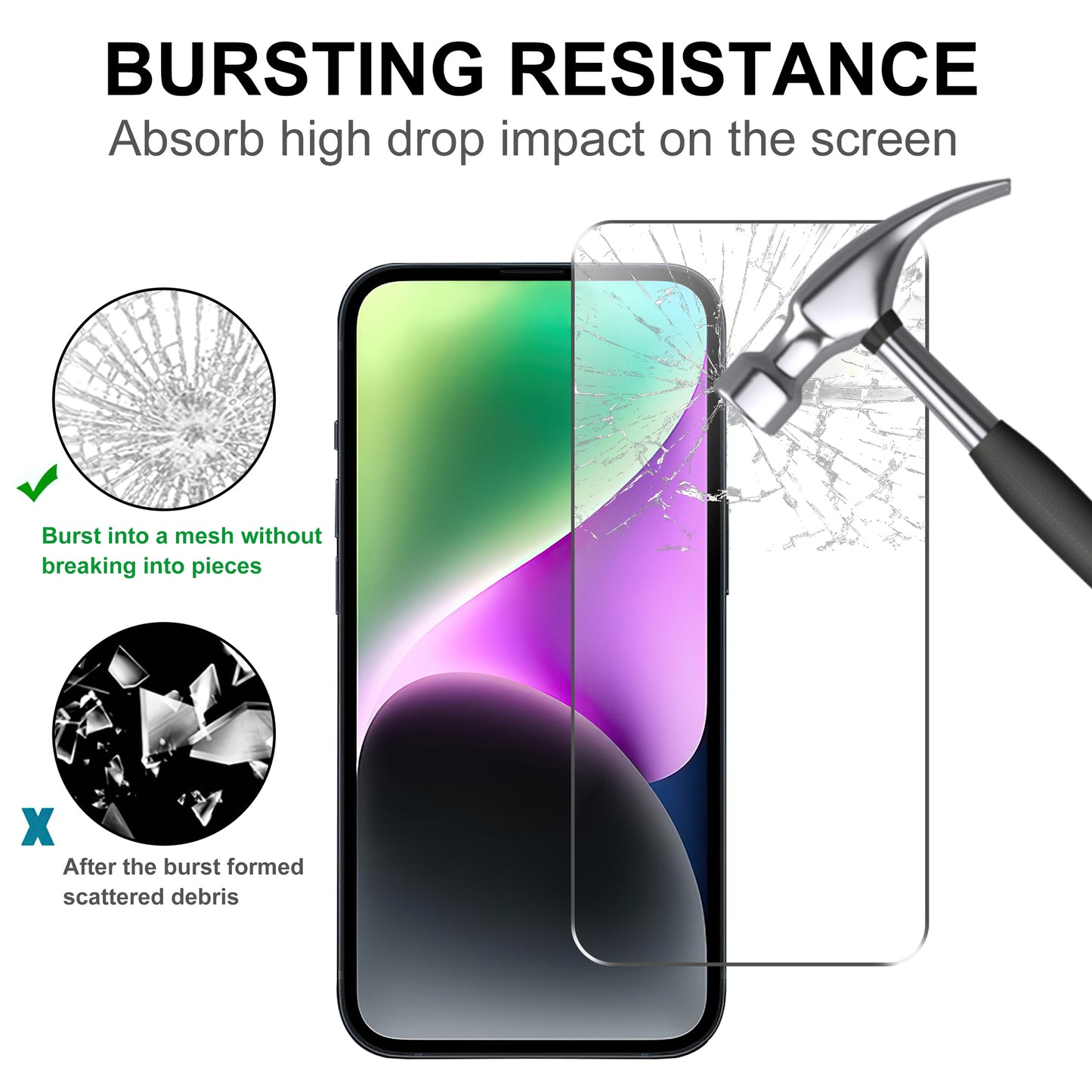 For Asus Zenfone 10 5G Anti-explosion Screen Protector 2.5D Arc Edge Tempered Glass Phone Screen Film