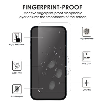 For Asus Zenfone 10 5G Anti-explosion Screen Protector 2.5D Arc Edge Tempered Glass Phone Screen Film