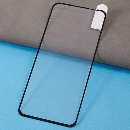 For Asus Zenfone 10 5G Electroplated Silk Printing Tempered Glass Film Full Cover Full Glue Screen Protector