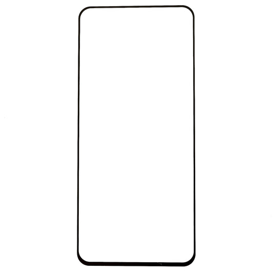 For Realme Narzo 60 5G Tempered Glass Full Screen Protector Full Glue Electroplated Silk Printing Black Edge Film