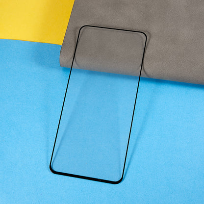 For Realme Narzo 60 5G Tempered Glass Full Screen Protector Full Glue Electroplated Silk Printing Black Edge Film