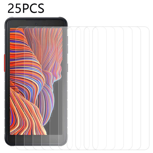 25PCS Ultra Clear Screen Protector for Samsung Galaxy Xcover 5 , Tempered Glass Phone Screen Film