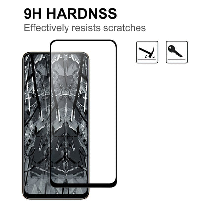 For Xiaomi Redmi Note 12R Pro 5G Black Edge Full Glue Phone Screen Film AGC Glass Screen Covering Protector