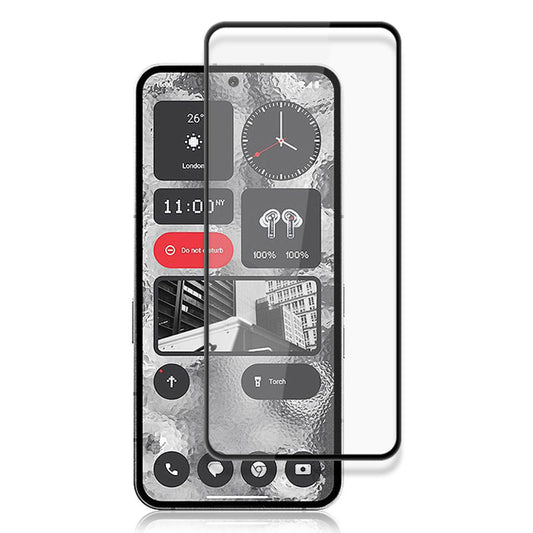 AMORUS For Nothing Phone (2) Full Cover Screen Protector Silk Printing Full Glue Tempered Glass Film Guard
