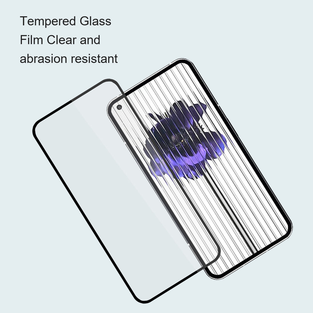 AMORUS For Nothing Phone (2) Full Cover Screen Protector Silk Printing Full Glue Tempered Glass Film Guard