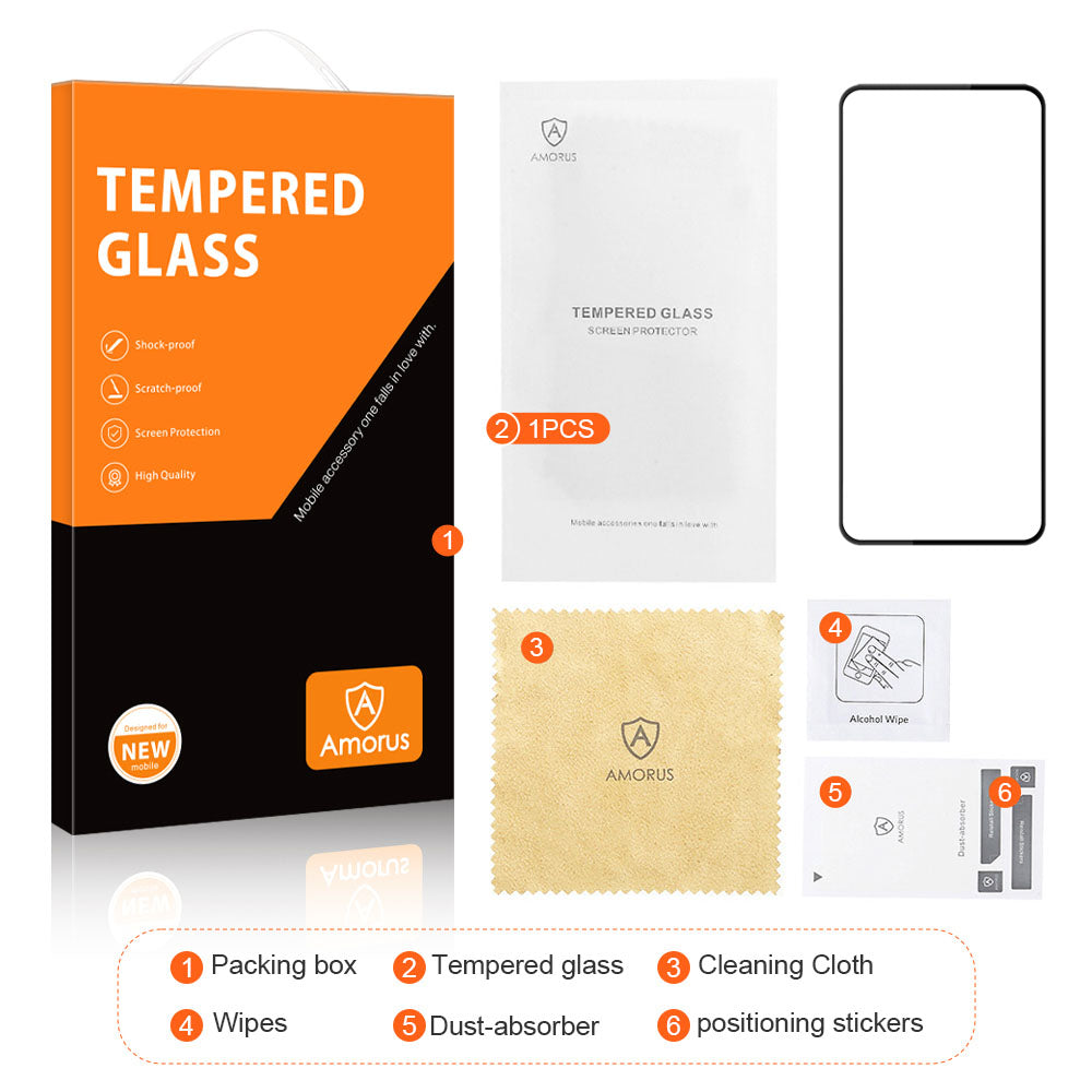 AMORUS For Nothing Phone (2) Full Cover Screen Protector Silk Printing Full Glue Tempered Glass Film Guard