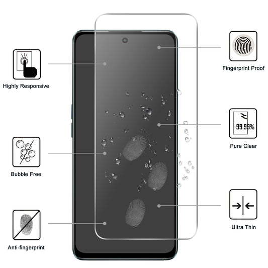 For Oppo K11x 5G Tempered Glass Film HD Clear 2.5D Arc Edge Screen Protector