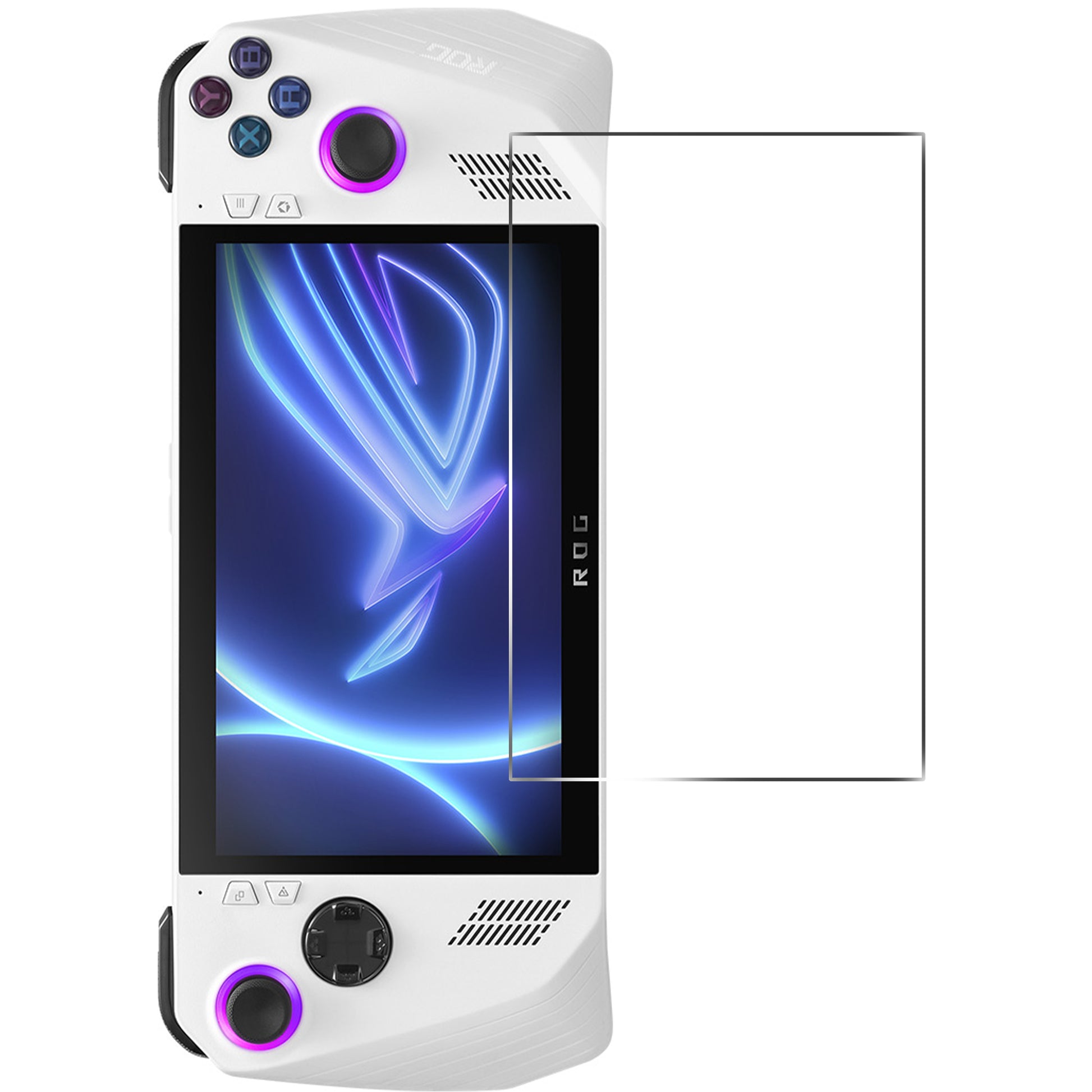 For Asus ROG Ally (2023) Tempered Glass Screen Protector 9H Hardness 2.5D Arc Edge Anti-Bubble Film