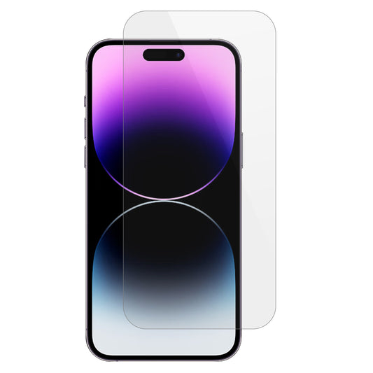 For iPhone 15 Pro Thick Glue Screen Protector 9H Hardness 0.25 Arc Edge Tempered Glass Film