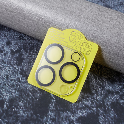 For iPhone 15 Pro / 15 Pro Max Anti-scratch Tempered Glass Lens Protector Anti-exposure One-piece Camera Guard