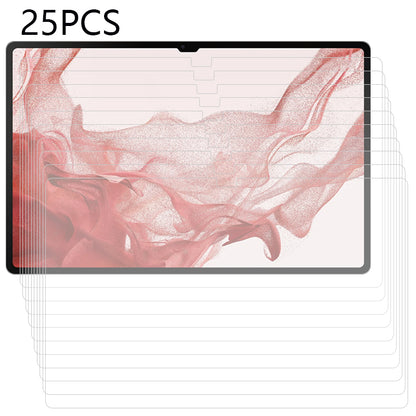 25PCS For Samsung Galaxy Tab S8 Ultra / S9 Ultra Full Cover HD Clear Screen Protector Tempered Glass Tablet Screen Film