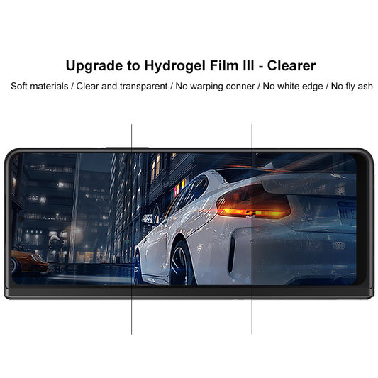 IMAK Hydrogel Film III For Samsung Galaxy Z Fold5 5G Flexible TPU Film Phone Screen + Inside Screen + Back Protector