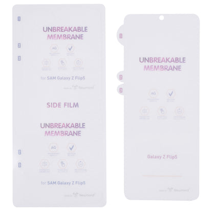 For Samsung Galaxy Z Flip5 5G Anti-Scratch Clear PET Film Soft Front and Back Screen Protector