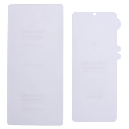 For Samsung Galaxy Z Flip5 5G 1 Set Full Coverage Soft TPU Protector Ultra Clear Anti-scratch Protective Film