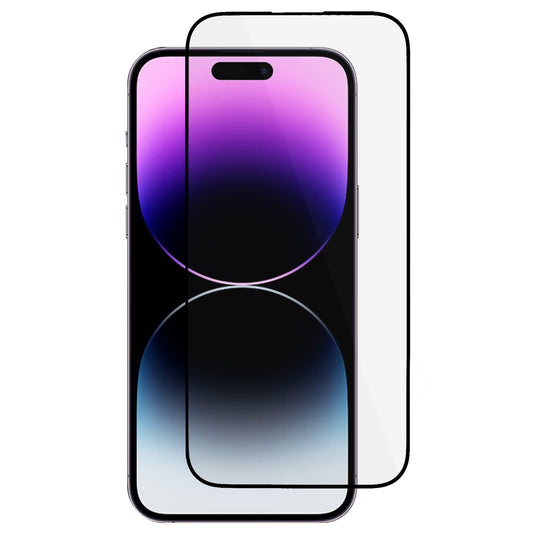 For iPhone 15 Pro Anti-static Screen Protector High Definition Full Cover Full Glue Tempered Glass Film