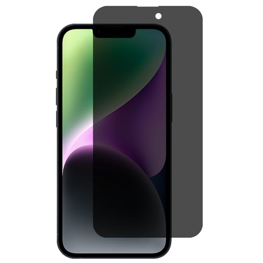 For iPhone 15 Plus Anti-Spy Screen Protector 180-Degree Private Full Cover Tempered Glass Film