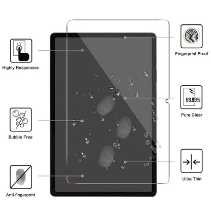For Samsung Galaxy Tab S9+ / Tab S8+ / Tab S7 FE Arc Edge Tempered Glass Screen Film Tablet Screen Protector