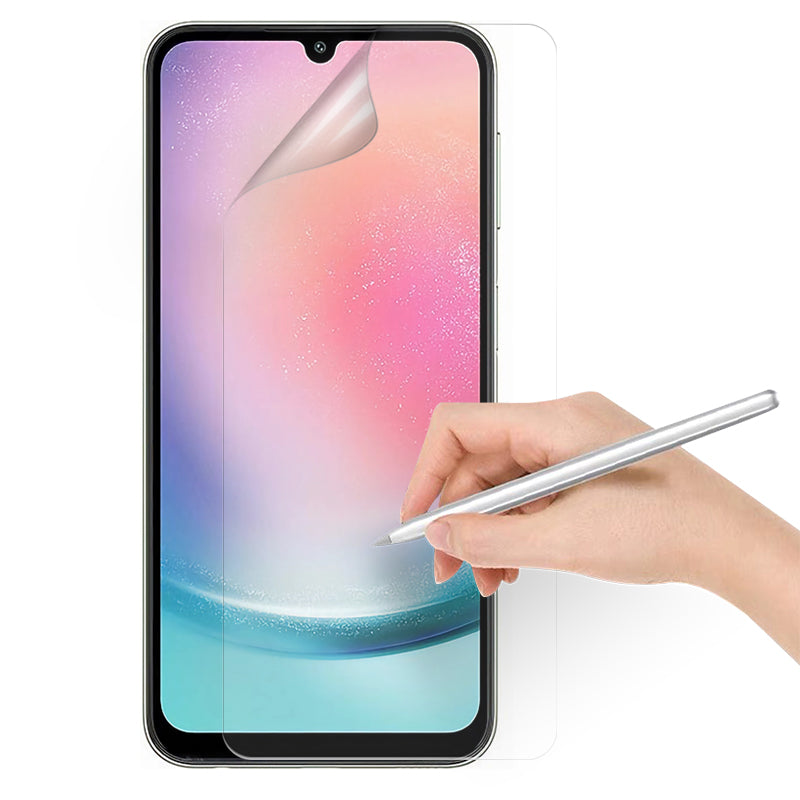 For Samsung Galaxy A25 5G Paper-like Screen Protector Sensitive Touch Ultra Clear Soft PET Screen Film