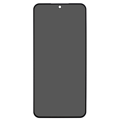 For Samsung Galaxy S23 FE Anti-Peep Screen Protector Full Cover Silk Printing Black Edge Tempered Glass Film