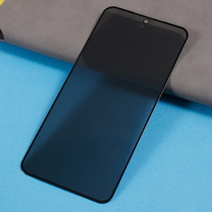 For Samsung Galaxy S23 FE Anti-Peep Screen Protector Full Cover Silk Printing Black Edge Tempered Glass Film